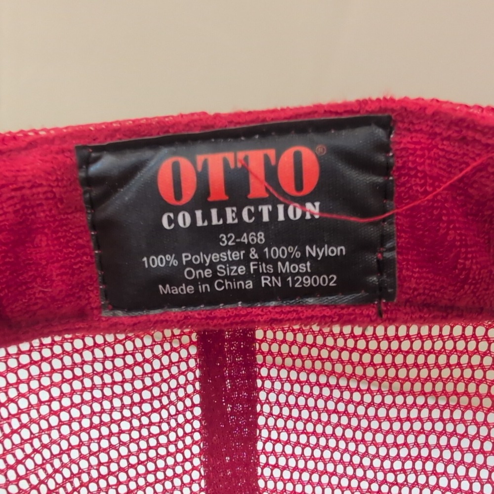 Holey Moley ABC TV Show Trucker Hat Red White Otto Collection Cap RARE! - Picture 5 of 5